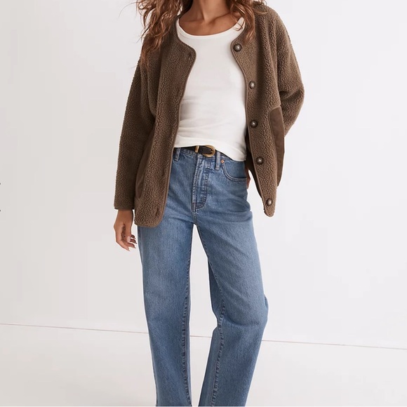 Madewell (Re)sourced Fleece Cardigan Jacket - Picture 4 of 5